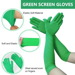 Verilux Green Screen Photography Props for Chroma Keying with Gloves and Headcover | Digital Video Editing