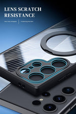 ZORBES® for Samsung S24 Ultra Case Sleek Magnetic Phone Cover with Kickstand Ring Phone Holder Compatible with Mag-Safe Shockproof Phone Case for S24 Ultra Back Cover 6.8''