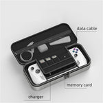 ZORBES® Carrying Case for Rog Ally and Accessories Portable Handbag EVA Organizer with Handle Waterproof Protective Storage Bag Travel Console 3 PCS