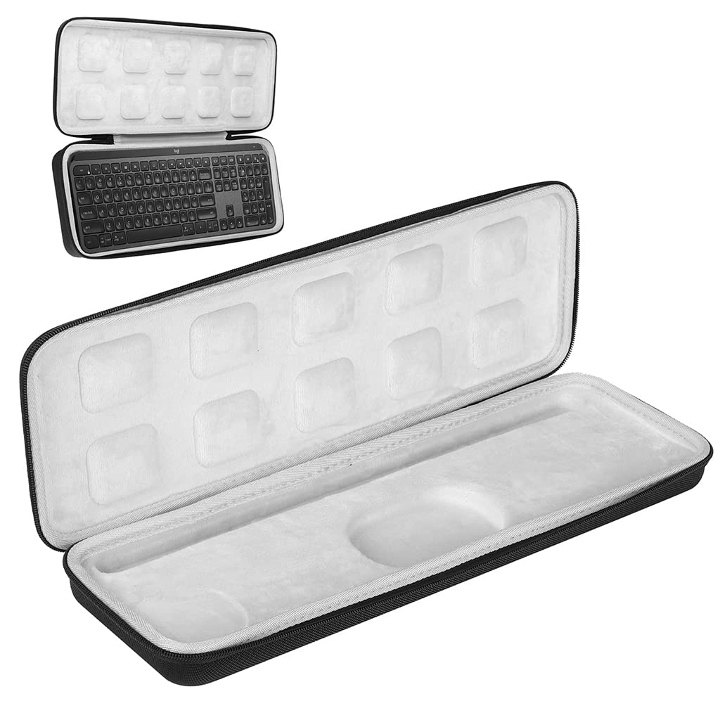 Verilux Storage Case for MX Keys Advanced Keyboard with Hard EVA Waterproof Protection