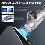 Verilux Pendrive 256GB for iPhone iPad Android PC with Dual USB C and A Ports | Frosted Metal Design