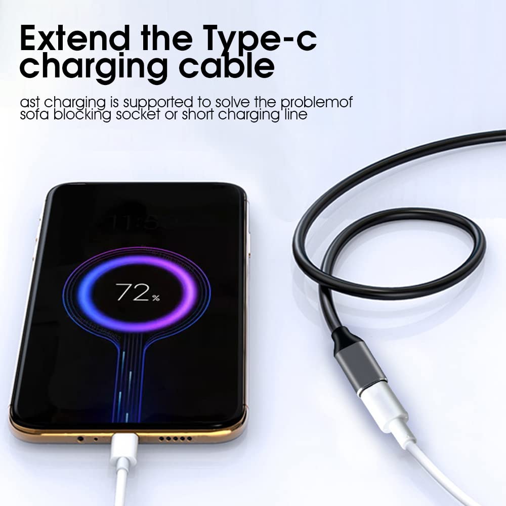 Verilux Type C Extension Cable (Gen 2/10Gbps), USB 3.2 Type C Male to Female Extension Cable 4K Video 3.3ft,100W Fast Charging Male to Female for MacBook Pro/Air/M1,iPad Pro Dell XPS Surface Book