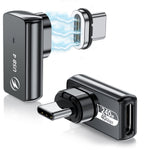 Verilux USB C 4.0 Adapter with 240W PD Fast Charging and 90 Degree Magnetic Connector | 40Gbps Data & 8K Display