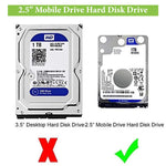 ZORBES® USB 3.0 to SATA Adapter Cable for 2.5" SSD HDD Drives, USB 3.0 / Type-C to SATA Cable for 2.5-Inch SATA I/II/III Hard Drive, Support UASP SATA III