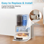 Verilux Dust Collector Bags for Dreame L10s Pro Ultra X30 X40 L40 featuring Large 196x108x139mm Size | 8PCS Robust Design