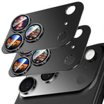 ZORBES® 2 Pack Camera Lens Protector for iPhone 17 Pro Max Accessories, Metal Aluminum Alloy Tempered Glass Camera Protector, Military Grade Shatterproof and Scratch-Resistant Lens Protector