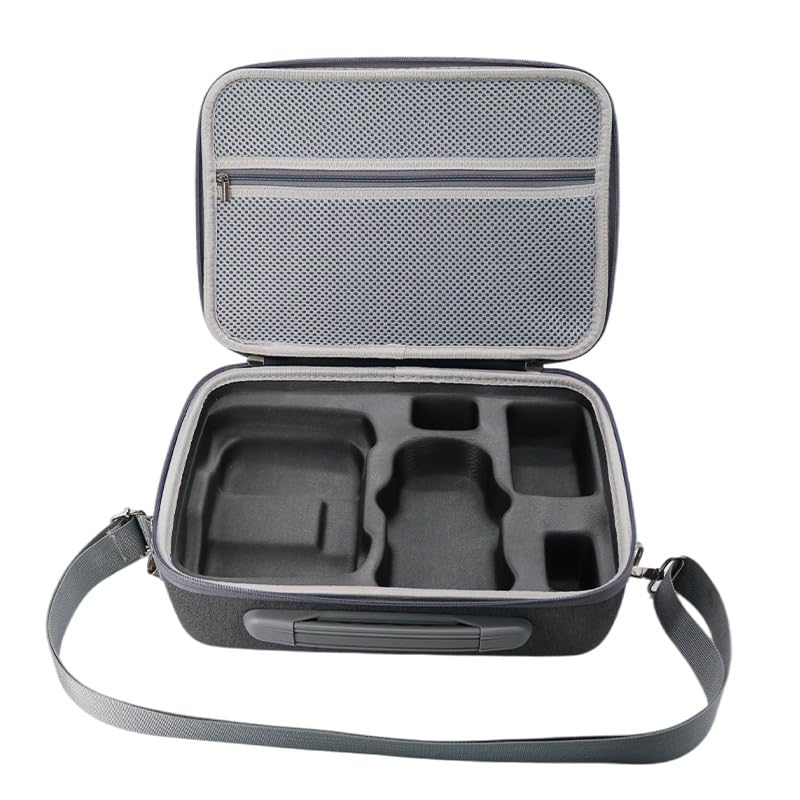 ZORBES® Carrying Case for DJI Mini 3 Pro, Portable Compact Storage Bag Hard Case Set with Strap Storage Travel Case Compatible with DJI Mini 3 Pro Drone Controller (Only Case, Not Include DJI Product)