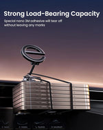 ZORBES® Serplex Car Phone Mount Compatible with Magsafe Magnet Phone Holder for Car Dashboard 360 ° Rotatable Magnet Phone Holder Strong Magnet Phone Holder for iPhone15/ 14/13/ 12