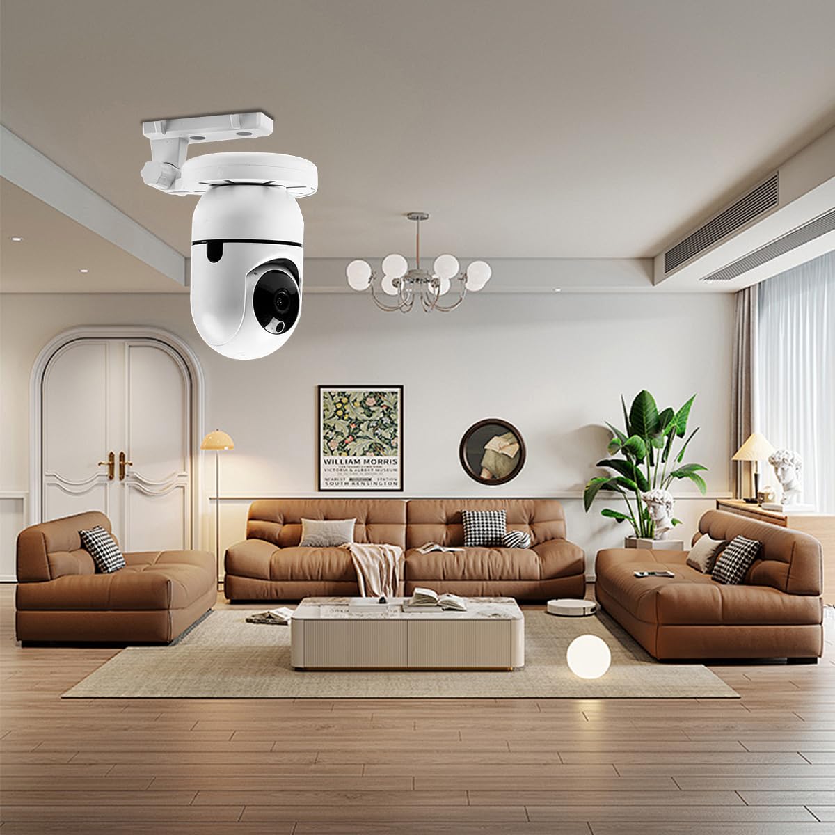 ZORBES Security Camera Wall Mount for Indoor and Outdoor Use with Adjustable Stand | 2PCS