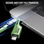 Verilux 4 in 1 USB C Charging Cable Green