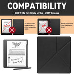 ZORBES® Case Cover for Kindle Oasis 2nd Gen & 3rd Gen Leather Cover Universal Case for All-New Kindle Oasis 10th Gen 2019 / 9th Gen 2017, Only Case Cover