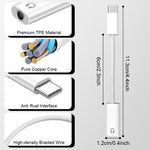 ZORBES USB C to 3.5mm Audio Adapter with 16bit/48kHz DAC
