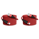 Verilux USB to Type C Cable 10ft for Fast Charging and Data Sync | Nylon Braided 62W