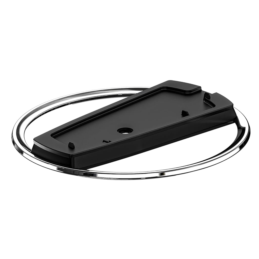 ZORBES® Vertical Stand for PS5/PS5 Slim Consoles Slim PS5 Holder Stand with Metal Ring Base Anti-slip Vertical Stand for PS5/PS5 Slim Consoles