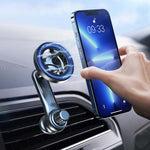 ZORBES® Car Phone Mount, Compatible for MagSafe Car Mount, Car Phone Holder Strong Magnet Phone Holder with 360° Rotatable Arm, Air Vent Mounted Universal Phone Holder for 4''-7.2'' Phone