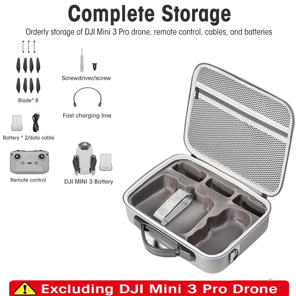 ZORBES® Carrying Case for DJI Mini Pro with Shoulder Strap Hard