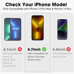 ZORBES® 2 Packs Edge to Edge Privacy Screen Protector for iPhone 14 Pro 6.1'' HD Tempered Glass Screen Protector Anti-glare Screen Protector for iPhone 14 Pro