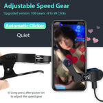 Verilux Auto Clicker for Smartphone with LED Display featuring 180° Adjustable Tap Arm | USB Rechargeable Screen Clicker