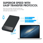 Verilux HDD SSD Enclosure for 3.5 and 2.5 inch Drives with SATA to USB 3.0 UASP Support Up to 10TB