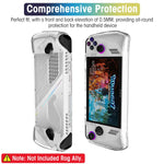 ZORBES® Case for Rog Ally TPU Case Anti-Scratch Cover for Rog Ally Non-Slip Anti-Scratches Protective Cover for Rog Ally Protective Case Protector Game Console Skin Cover (No Rog Ally) Transparent
