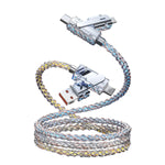 Verilux 4 in 1 Charging Cable with PD 66W Fast Charge and Zinc Alloy Connectors | 1M Color Woven Design