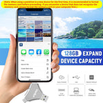 Verilux Pendrive 128GB for iPhone and Android featuring 4 in 1 USB Type C Design | Metal Body