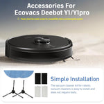 Verilux Replacement Accessories for Ecovacs Deebot Y1 Pro featuring 12PCS Brushes & Filters | Easy Install Cleaning Kit
