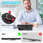 ZORBES® Compatible with Samsung Galaxy Phone Case for Samsung Galaxy S25 Ultra Magnetic Anti-scratch Bumper Phone Case with Folding Kickstand Phone Grip & Sliding Camera Shield
