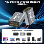 Verilux HDMI Coupler for Cable Extension featuring Gold Plated Connectors | 8K UHD Compatible