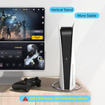 ZORBES® PS5 Slim Stand Vertical Stand for PS5/PS5 Slim /PS5 Pro Consoles, Non-Slip Base Mount for PlayStation 5 Accessories, Heat Dissipation Standfor PS5/PS5 Pro /PS5 Slim Console Stand