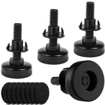 Serplex® 4 Set Adjustable Leveling Feet, Heavy Duty Height Adjustable Table/Furniture Feet Levelers with T- Nut Kit 3/8"-16 Thread, Furniture Levelers for Table Chairs Cabinets Sofa Raiser