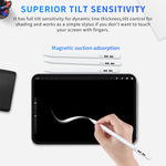 Verilux Stylus Pen for iPad 2018 and Later with LCD Power Display & Palm Rejection | Tilt Sensitivity