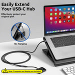 Verilux USB C Extension Cable 3.3ft with 100W PD 10Gbps & Smart Chip | 4K Video Output