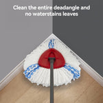 Verilux Triangular Spin Mop Refill for O Cedar and Vileda | Ultra Absorbent Microfiber Head
