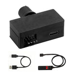 ZORBES® Mini PC PWM Fan Hub Controller with USB Type-C Power, Stepless Speed Adjustment 5V 4-Pin Addressable Splitter and 4-Pin Fan Hub, Multi-Port Cooling Adapter, 22x45x18.5mm
