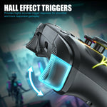 ZORBES® Gaming Controller Wireless with RGB, Controller for PC Wireless Support Android, iOS, Switch, Gamepad with 2 Programable Buttons, Dual motor force, Hall Effect Magnetic Trigger and Joystick