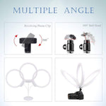 Verilux Ring Light for Video Conferences and Makeup featuring 10 in Design | Adjustable 3200–5500K Dimmable LED