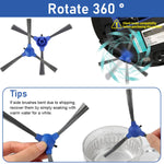 Verilux Replacement Side Brushes for Eufy RoboVac 11S 15C 30 MAX | 8PCS Robot Vacuum Accessories