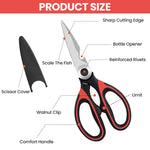 ZORBES® Heavy Duty Kitchen Scissors, Sharp Kitchen