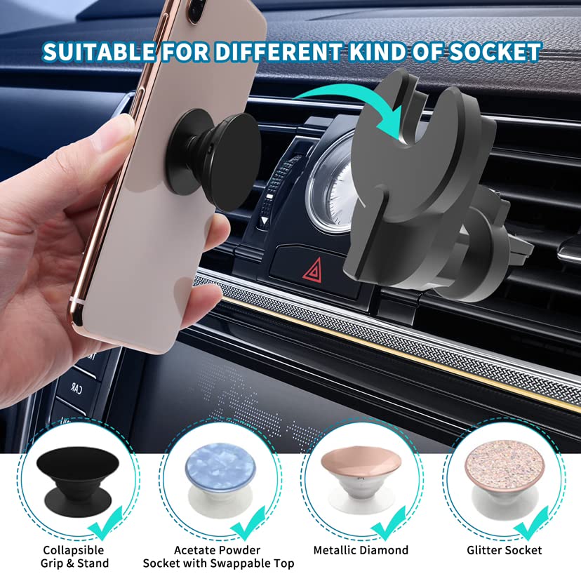 ZORBES® Finger Grip & Mobile Holder Mobile Stand Phone Holder for Hand & Mobile Car Cell Phone Holder, Car Phone Holder Mount Pop-Mount for Mobile Phone