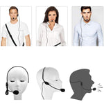 Verilux Headset Microphone for Voice Amplifier with Flexible Gooseneck and Nylon Cable | 3.5mm Plug for Teachers