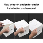 Verilux Photo Studio Light Box for Small Products with 2 LED Strips and 2 Backdrops | Foldable PET Softbox 23×22×24cm