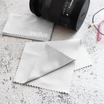 Verilux Microfiber Cleaning Cloths 12PCS 5.9 x 7 in for Glasses and Screens | Machine Washable