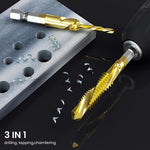Serplex 11PCS Drill Bit Set with Screw Extractor Bits M3-M10