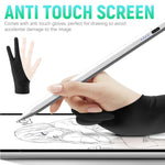 Verilux® Tablet Stylus Pen with 4 Tips, Universal Stylus Pen for Issued after 2018 iOS & Android Tablets, USB Rechargeable Magnetic Tablet Stylus Pen for iPad -No Bluetooth No Palm Rejection Function-