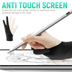 Verilux Tablet Stylus Pen for iOS and Android Tablets with 4 Tips and USB Recharge | 8–10 Hour Use
