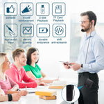 ZORBES® 5W Voice Amplifier Wired Headset, 2 in 1 Voice Amplifier Bluetooth Speaker Support U Disk, TF Card, 2200mAh Voice Amplifier for Teacher, Tour Guide