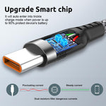 Verilux Type C Charging Cable 10ft 62W PD Fast Charge with Nylon Braid | 480Mbps Data Transfer