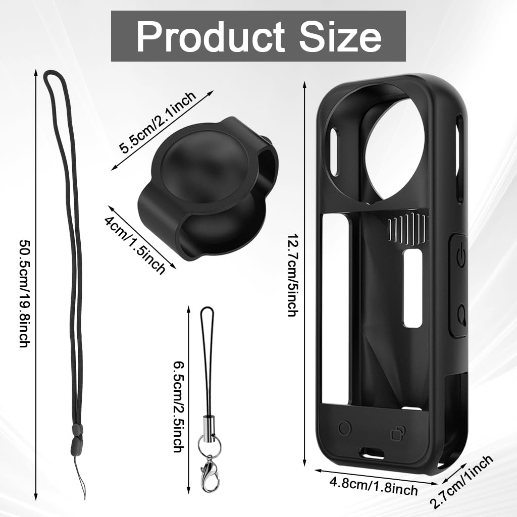 ZORBES® Silicone Protective Case for Insta360 X5