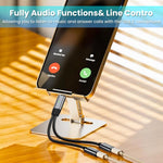 Verilux 2 in 1 Type C Audio and Charging Connector with 100W PD | Simultaneous Music and Power